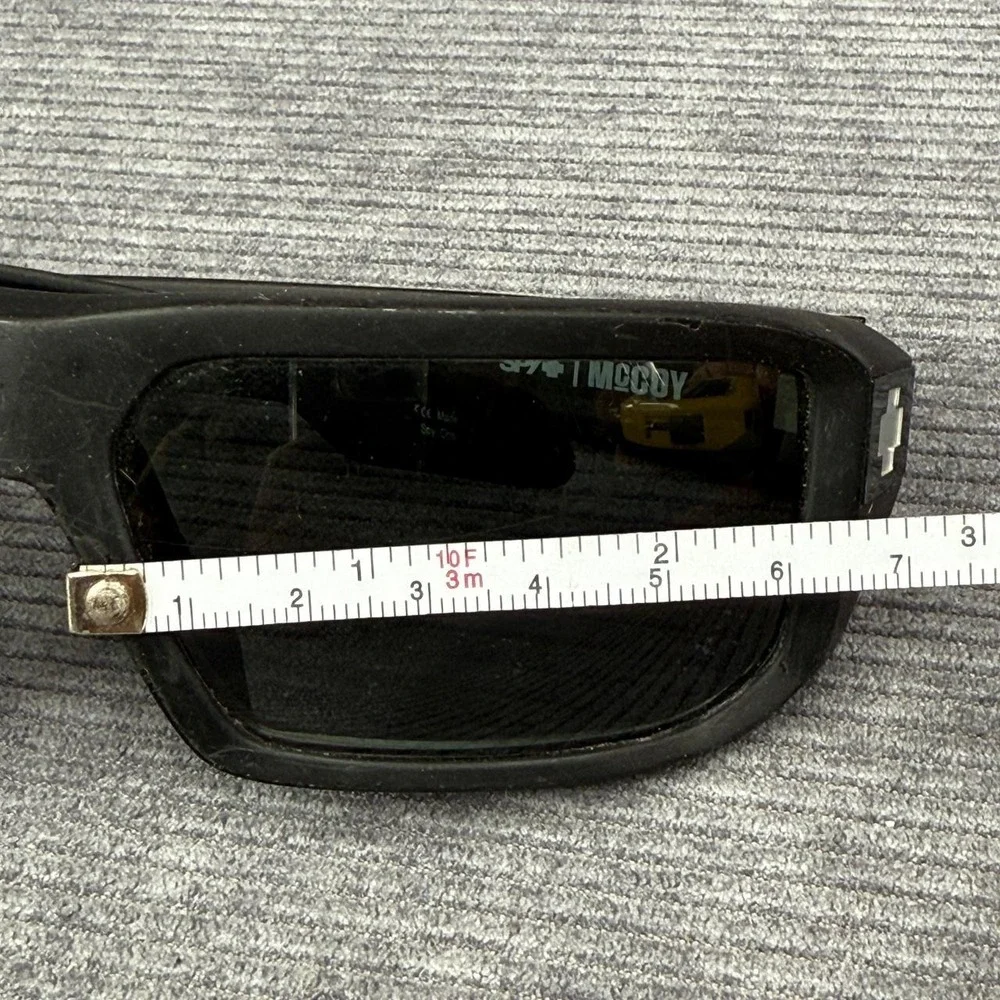 Spy‎ Optic McCoy Sunglasses Matte Black Happy Lens 63-17-120 Rectangular Wrap
